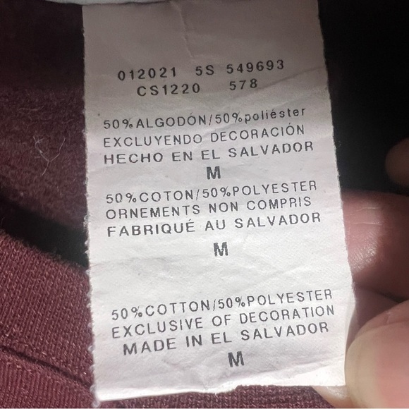 Arizona State University Crewneck Men’s M Maroon Champion Sweatshirt Sun Devils - Picture 6 of 6